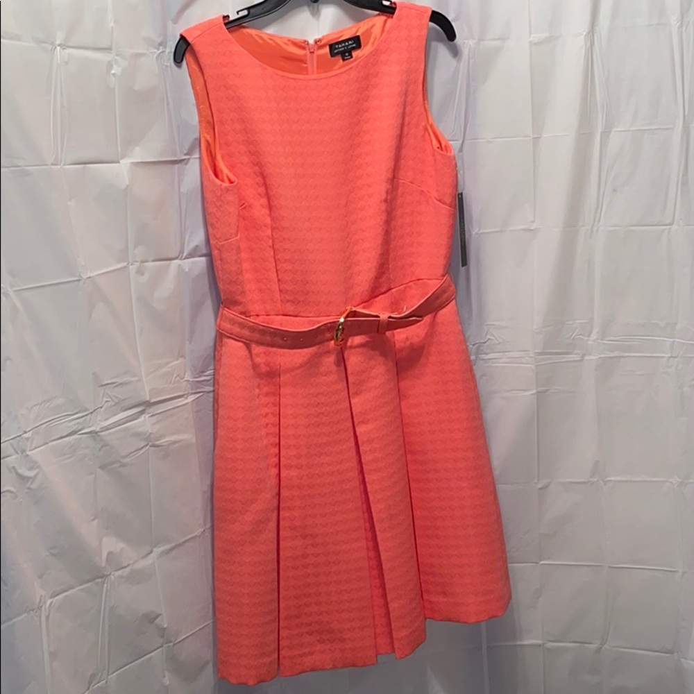 Tahari Emilia Coral dress